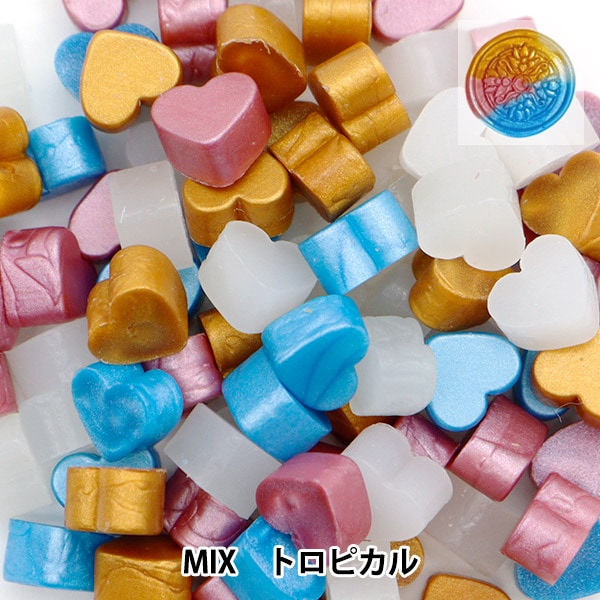 シーリングスタンプ用ワックス シリコンモールドアジサイ型 全3色