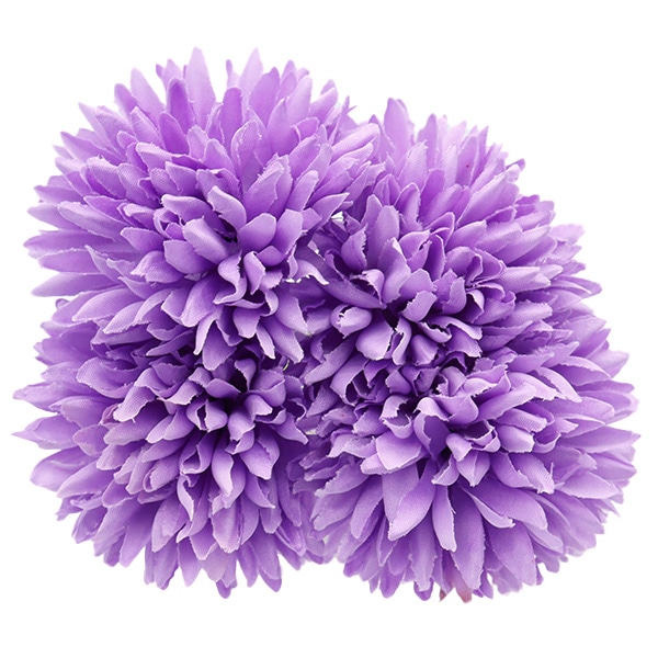 造花 シルクフラワー 『フラワーピック ボンボンピック ラベンダー 735