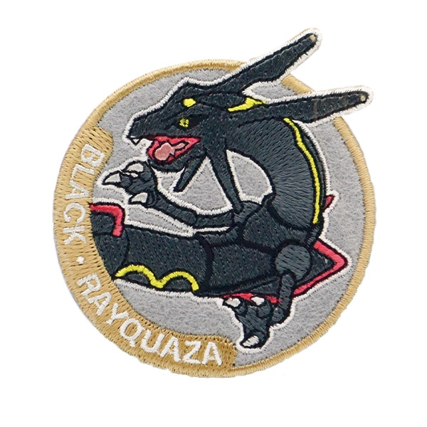 ワッペン 『ポケットモンスター 黒いレックウザ シールワッペン POW005