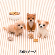 羊毛フェルトキット 『ふわふわ羊毛で作る、フェルト犬