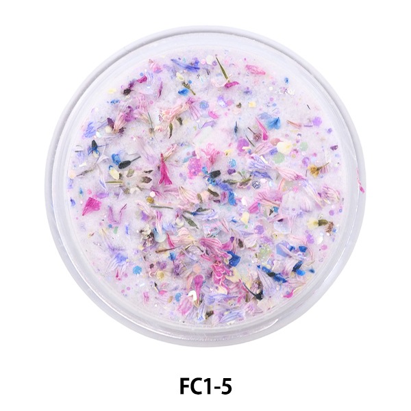 レジン材料 『アクリルパウダー フラワーコレクション1 5番色 FC1-5