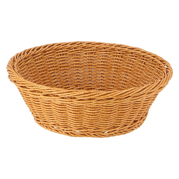 キッチン雑貨 『洗えるバスケット ラウンドM ナチュラル 27879』 生活