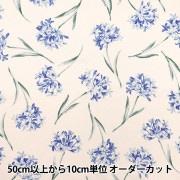 生地 『カジュアルキルトカットクロス フラワー大 約50×80cm ホワイト