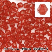 ビーズセール】 ビーズ 『ソロバン型アクリルビーズ 4mm 約200個入り