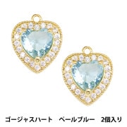 アクセサリー素材 『ビジューチャーム ゴージャスハート