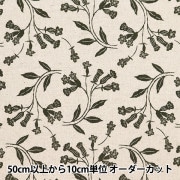 数量5から】 生地 『広幅綿麻 花柄 449840-B』 YUWA 有輪商店 コットン