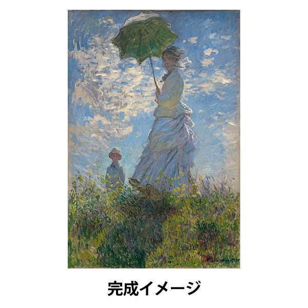 画材セット 『らくらくアートペイント 日傘を差す女 約20×30cm 23-2382