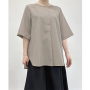 cheer リネンチュニック パープルグレー cheer リネンチュニック パープルグレー cheer リネンチュニック