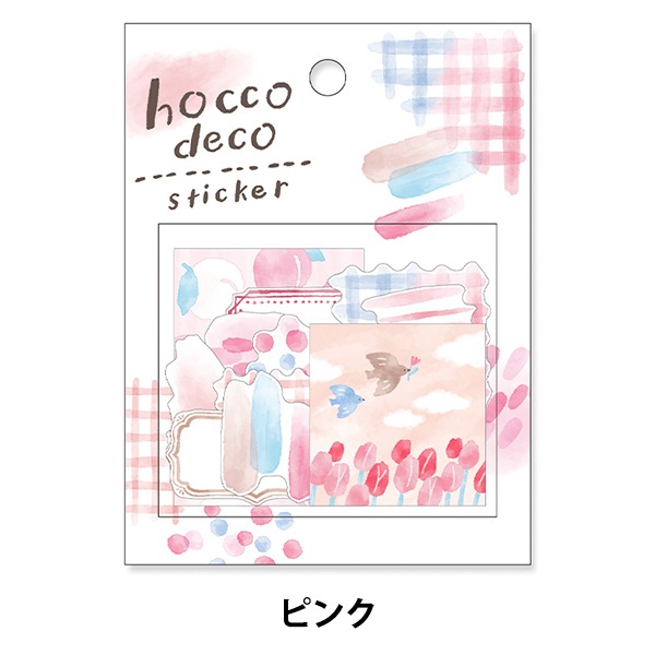 文具 『ホッコデコステッカー pink 81901』 マインドウェイブ MIND