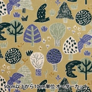 生地柄 現品限り】 【数量5から】 生地 『10番オックス 北欧の森 AP21705-2E