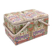 両開き型雑貨 ソーイングボックス リバティプリント ｜ ホビー材料専門