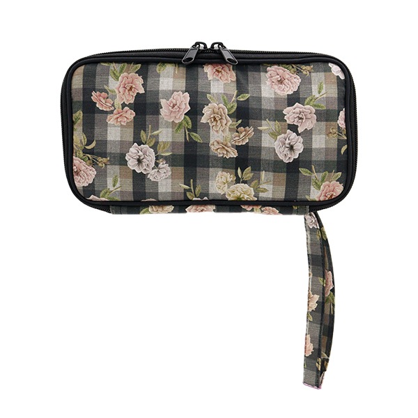 収納ケース 『リバティ・ファブリックス ポーチ バニティ型 ストラップ