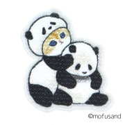 ワッペン 『刺繍ワッペンシール キツネにゃん UTN263』 雑貨,ワッペン