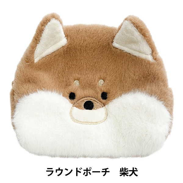 小物入れ 『ラウンドポーチ 柴犬 TY035 K』 生活雑貨,ポーチ・小物入れ