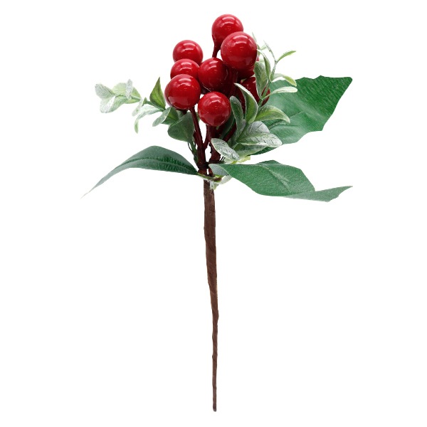 造花 シルクフラワー 『クリスマスピック SM17633』 【ユザワヤ限定