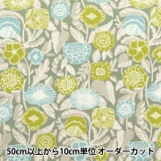 数量5から】 生地 『60ローンデジタルプリント 22fabric 花の木