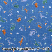 数量5から】 生地 『60ローン デジタルプリント yukiemon ハウス DP