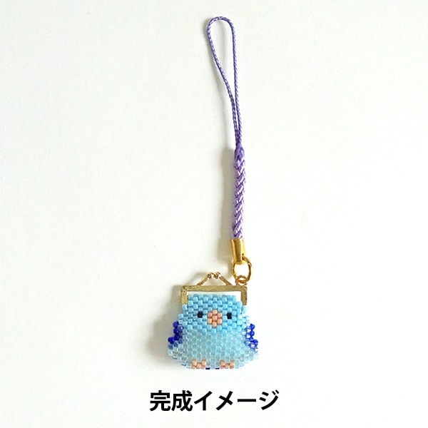 ビーズキット 『京・小鳥のがまぐち根付け マメルリハ PB-339』 HOBBIX