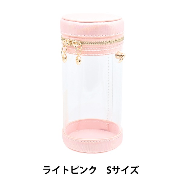 【未使用】  ラウンドバッグ&ボールポーチセット バッグ 『ドール用ポーチ Lサイズ マゼンタ UP-L-MG』 手芸