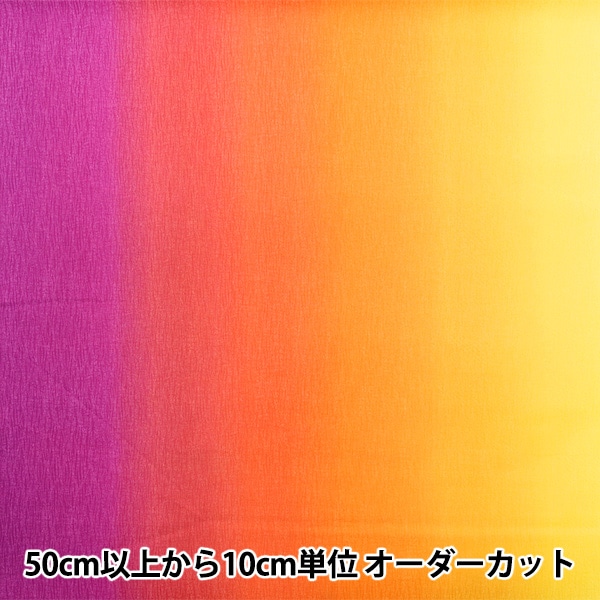 グラデーションボデイ L】【ウォッシャブル】ボーダーグラデーションプリントプル