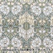 現品限り】【数量5から】 生地 『ローラ アシュレイ プリント シャー