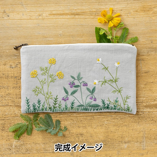 【朝鮮刺繍】子猫　藤の花　額入り　刺繍　絵画 RIOLISクロスステッチ刺繍キット No.2088 