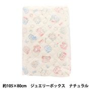 生地 『カジュアルキルトカットクロス フラワー大 約50×80cm ホワイト