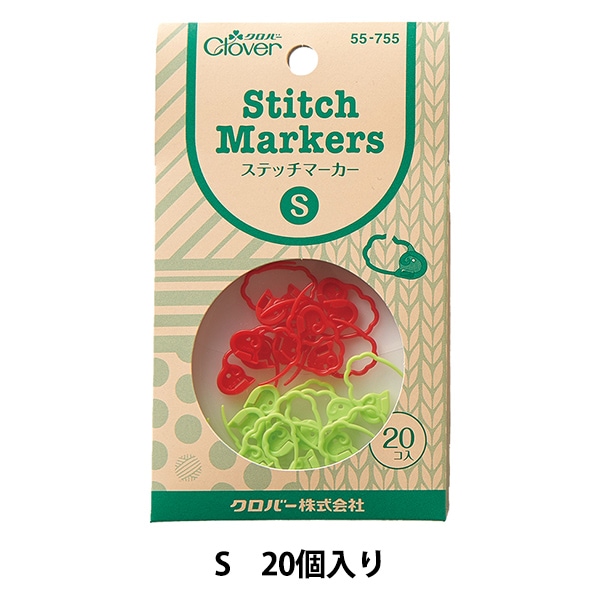 編み物用品 『ステッチマーカー S 55755』 Clover クロバー 毛糸_,編物