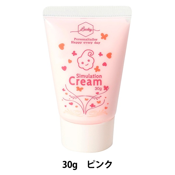 粘土 『クリーム状粘土 デコレーションホイップクリーム 30g ピンク