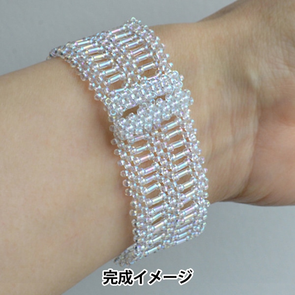 ビーズキット 『オーロラガラスアクセサリーキット ブレスレット