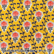 【数量5から】 生地 『う早この布 オックス フローレンス イエロー×レッド ACS1139-A』 COTTON KOBAYASHI コットンこばやし 小林繊維|種類から探す|生地