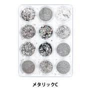 レジンセール】 レジン材料 『ビジュクレール ラメフレーク ホワイト