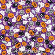 生地 『シーチング コットンプリント カットクロス 約33cm×30cm パープル PW-AP45101-2B』|種類から探す|カットクロス