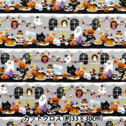 生地 『シーチング コットンプリント カットクロス 約33cm×30cm グレー PW-AP45101-3C』|種類から探す|カットクロス