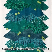 【数量5から】 生地 『echino (エチノ) 綿麻キャンバス ビッグクリスマスツリー EKX-98140-1A』 KOKKA コッカ|ブランドから探す|生地