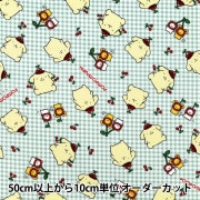 数量5から】 生地 『オックス ポムポムプリン チェリー レッド 832063