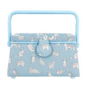 収納ケース 『BEST OF MORRIS柄マルチケース ハンドル付 グレージュ K1