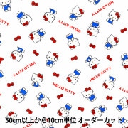 数量5から】 生地 『オックス ハローキティ さくらんぼ ピンク 832032