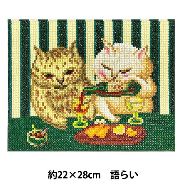 ビーズキット 『プレミアム ダイヤモンド ペインティング カマノレイコ