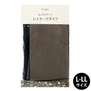 防寒具 『おなかゆったり裏起毛タイツ JM-Lサイズ ブラック F23W-4-1