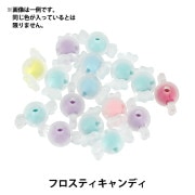 ビーズ 『フラワービーズ カラフルMIX 14mm 約200個入り 10-4403