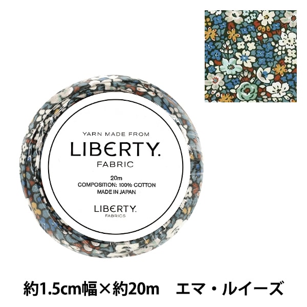 �ե��֥�å��䡼�� �إ�Хƥ����ե��֥�å��� ��1.5cm������20m ���ޡ��륤���� 3632010-WK�� Liberty Japan ��Хƥ�����ѥ�