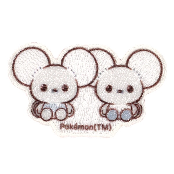 ワッペン 『ポケピース 刺しゅうシールワッペン ワッカネズミ PPS005