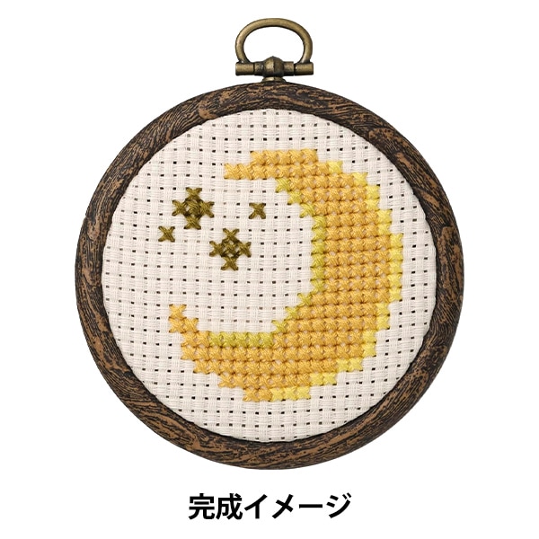 刺しゅうキット 『まんまるフレームキット つき 522501』 手芸,刺繍