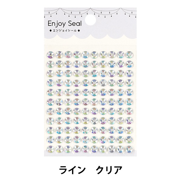 シール『Enjoy Seal ジュエルシール ライン クリア YBJ-S-65』 画材