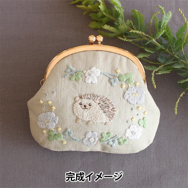 刺しゅうキット 『Chicchiさんの動物刺繍キット はりねずみさんと