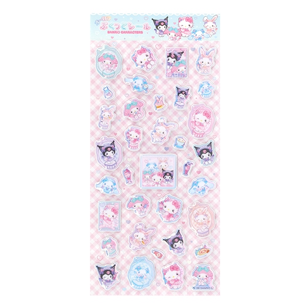文具 『オーロラぷくっとシール ねこみみメイドカフェ 001836-53-58
