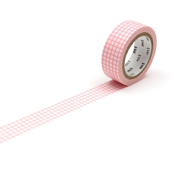 マスキングテープ 『mt 1P 方眼・さくら MT01P200R』 画材・文具