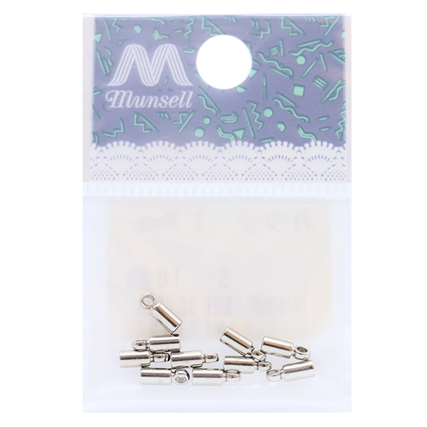 手芸金具 『カツラ 1.8mm シルバー 10個入り』 ビーズ,ビーズ金具