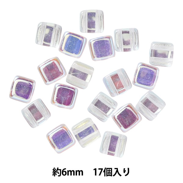 ビーズ 『チェコメイト タイル 6mm CMI-1AB』 TOHO BEADS トーホー